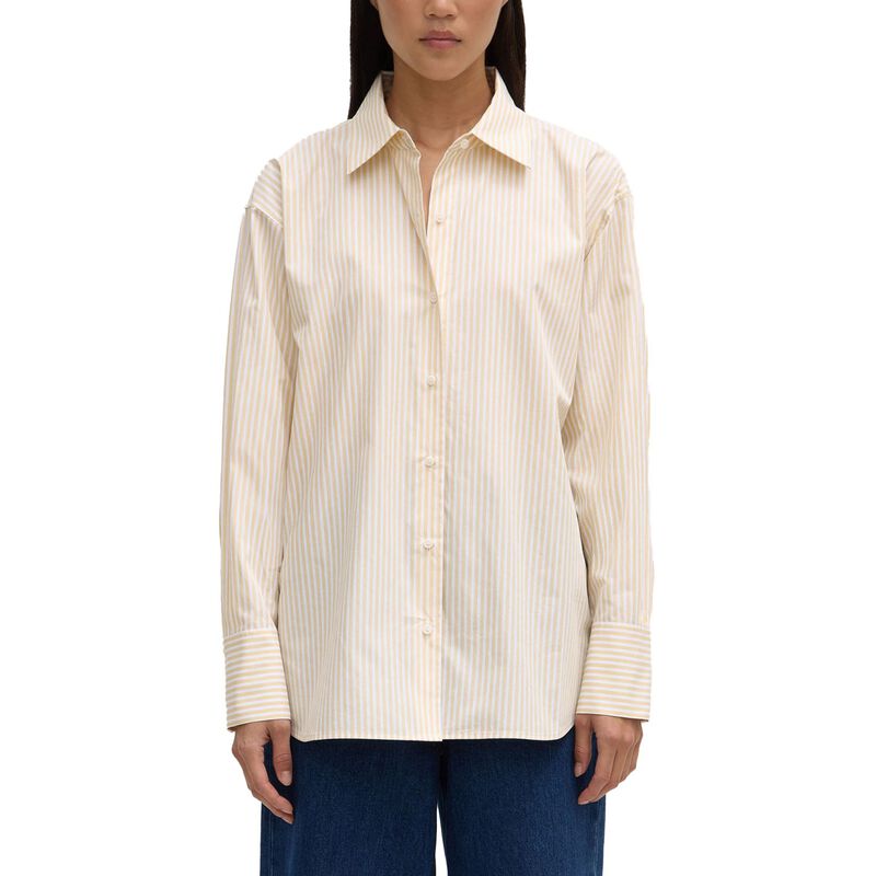 Assembly Label Signature Poplin Shirt Chamomile/White image number 0